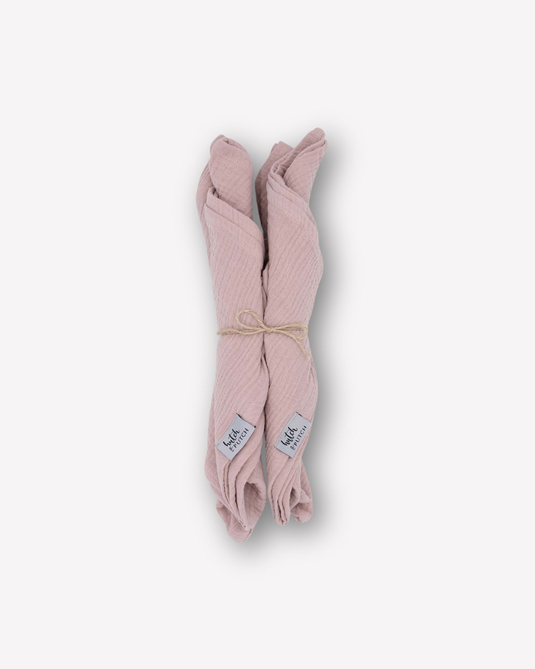Musselin-Servietten "Anne-Marie" • Blush • 4er-Set - hutch&putch GmbH