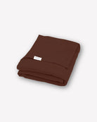 Muslin summer blanket "Josephin" • Dark brown - hutch&putch GmbH
