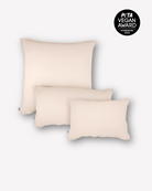 Musselin-Kopfkissen "Eliane" • Beige - hutch&putch GmbH
