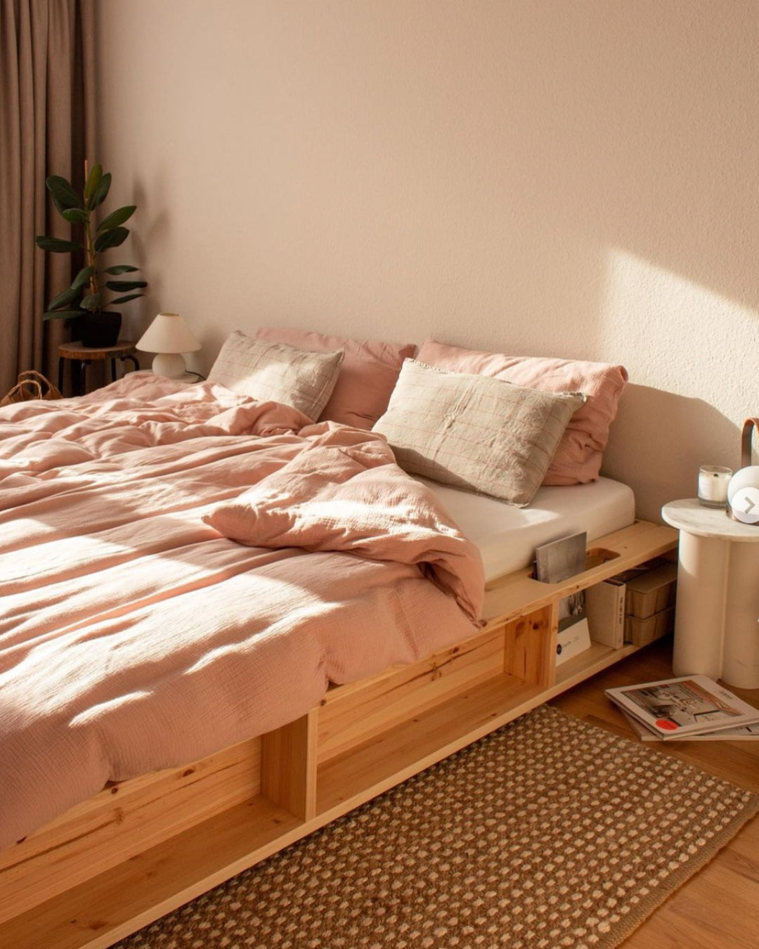 Bio Bettwäsche "Eliane" • Altrosa - hutch&putch GmbH