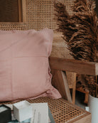 Musselin-Sofakissenbezug "Adela" • Blush - hutch&putch GmbH