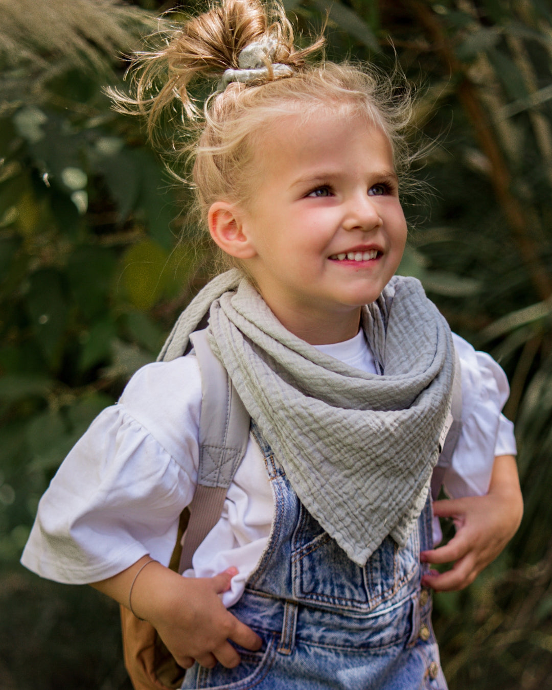 Musselin-Halstuch Kinder •  Aquamarine - hutch&putch GmbH