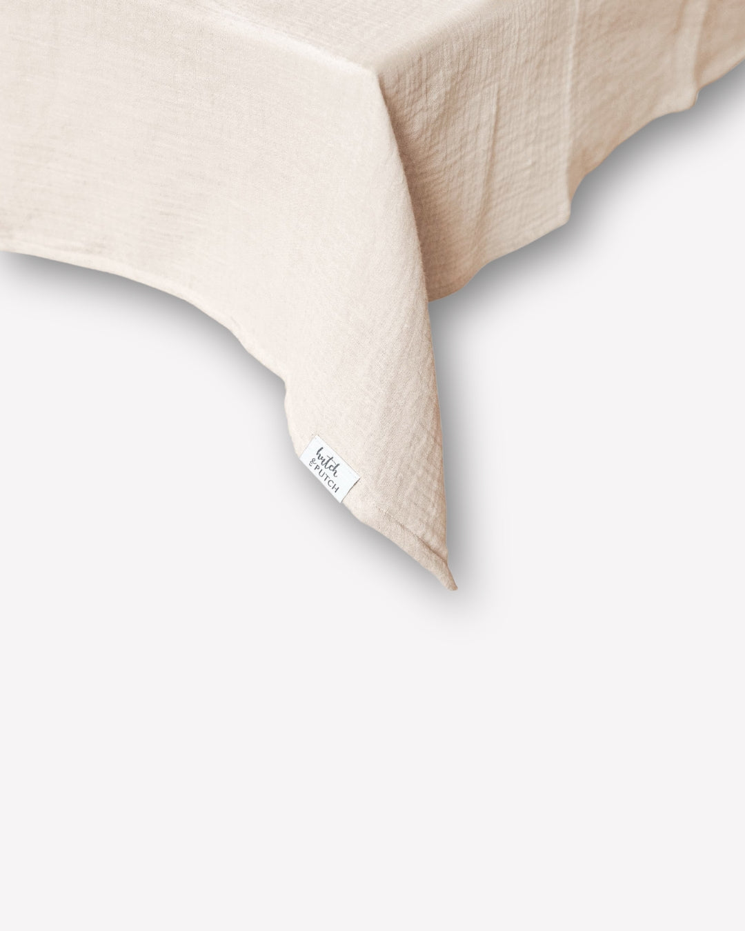 Musselin-Tischdecke "Angelina" • Beige - hutch&putch GmbH
