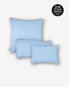 Musselin-Kopfkissen "Eliane" • Hellblau - hutch&putch GmbH