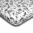 Muslin fitted sheet "Eliane" 90x200 cm • Olive Garden - hutch&putch GmbH