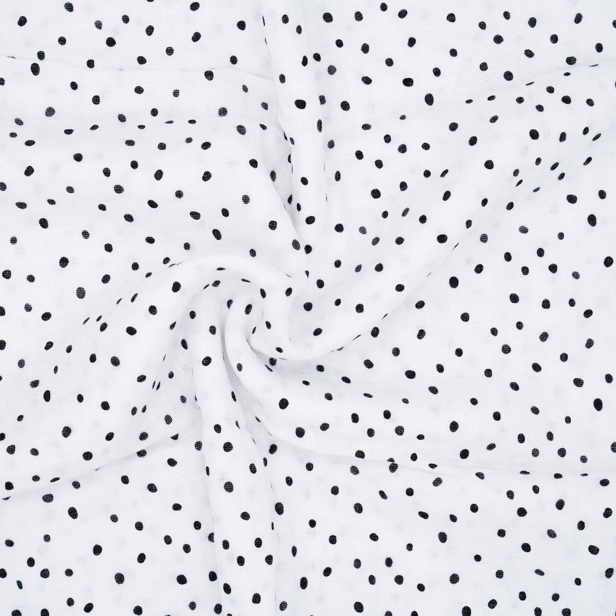 Mulltuch Bio-Baumwolle 120x120cm • Dots - hutch&putch GmbH